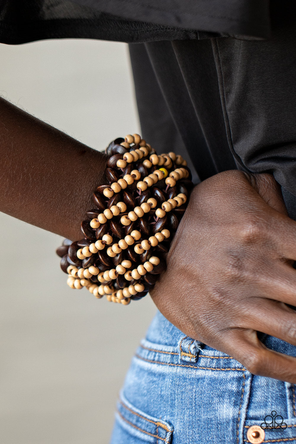 Paparazzi - Cozy in Cozumel - Brown Bracelet