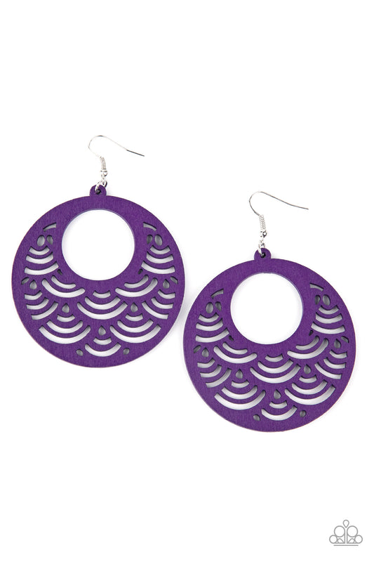 Paparazzi - SEA Le Vie! - Purple Earrings