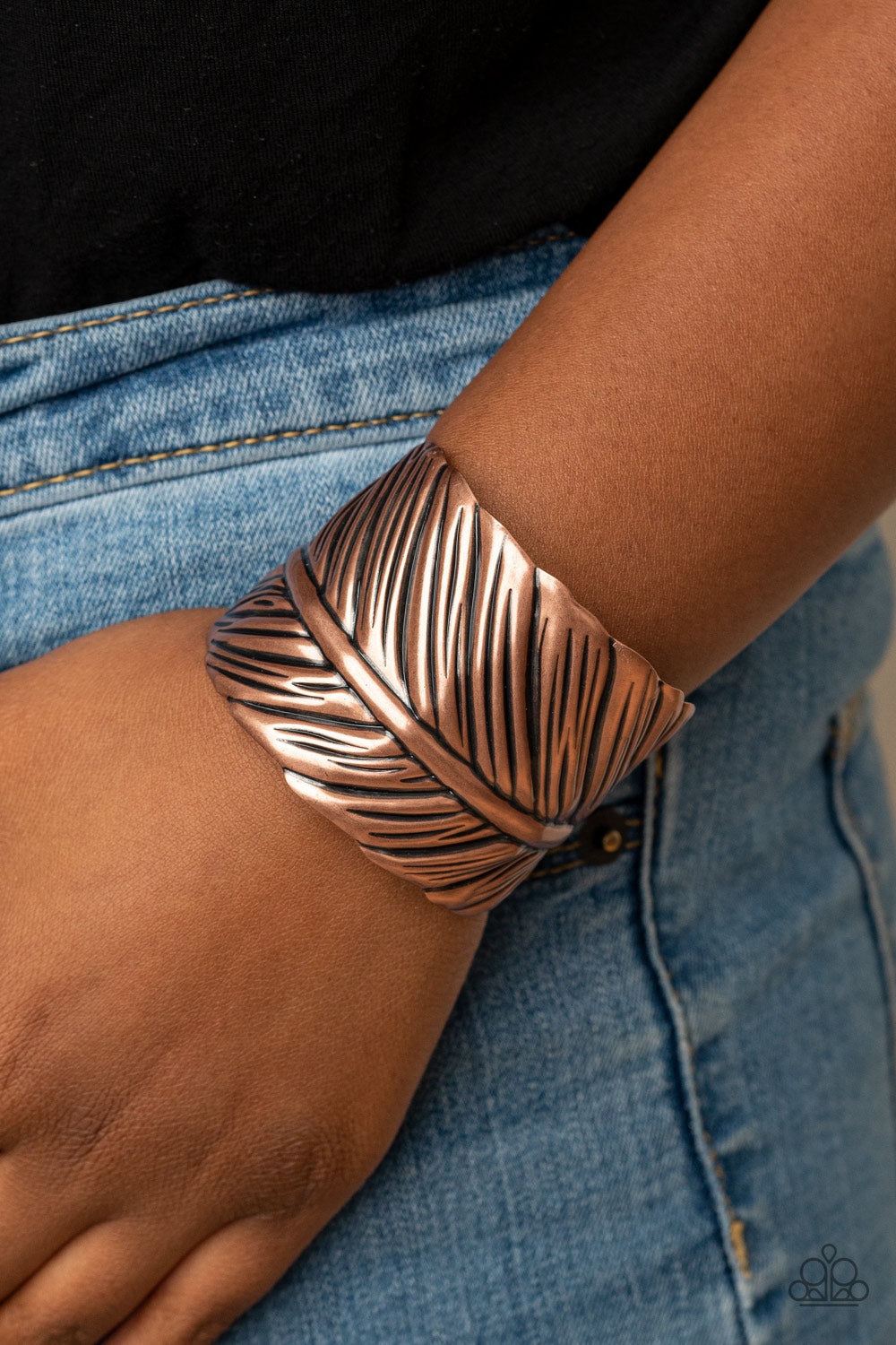 Paparazzi - Where Theres a QUILL, Theres a Way - Copper Bracelet