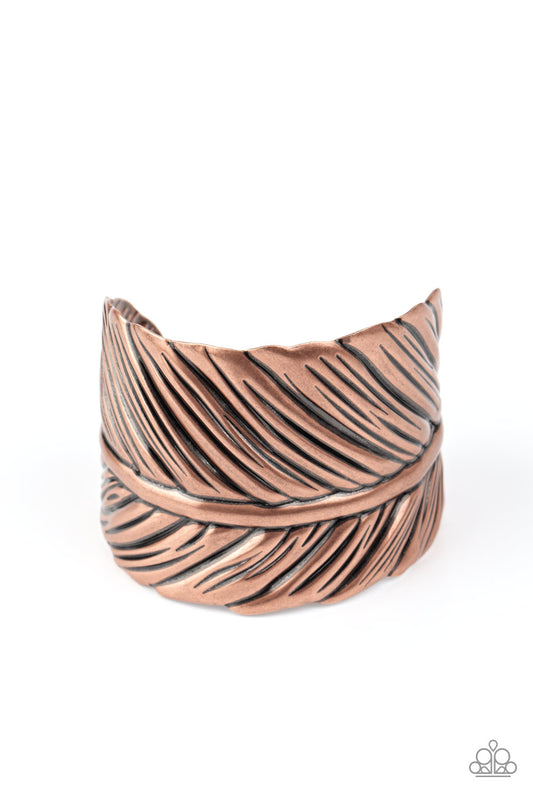 Paparazzi - Where Theres a QUILL, Theres a Way - Copper Bracelet