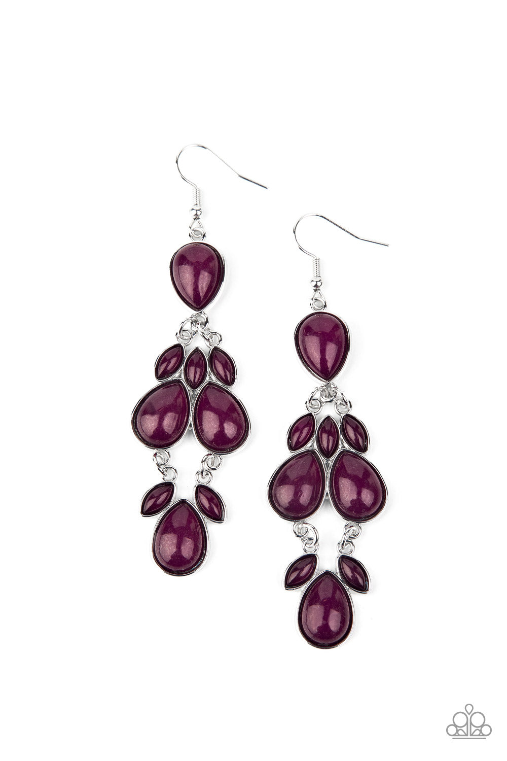 Paparazzi - Superstar Social - Purple Earrings