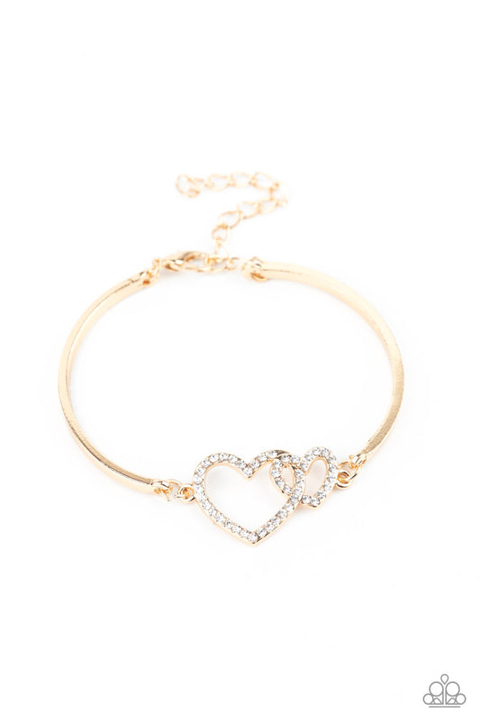 Paparazzi - Cupid is Calling - Gold Bracelet