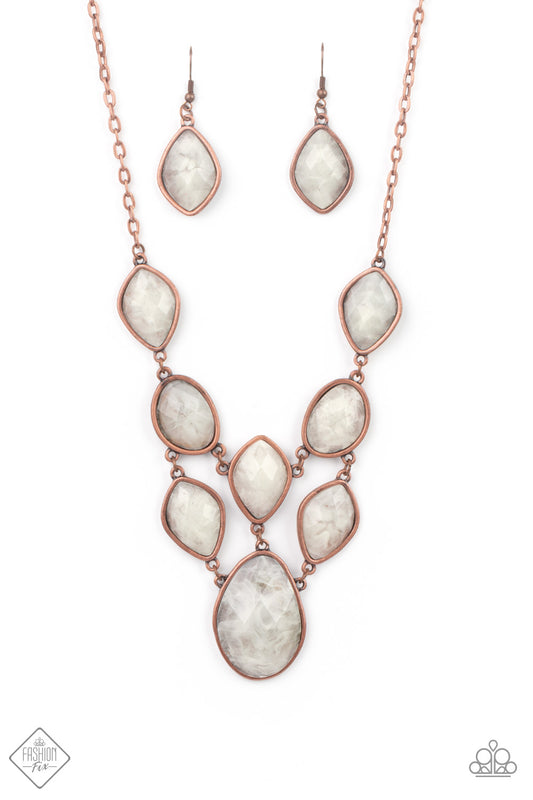 Paparazzi - Opulently Oracle - Copper Necklace