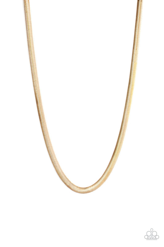 Paparazzi- Kingpin - Gold Urban Necklace