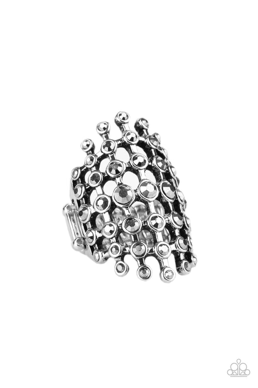 Paparazzi- Fiercely Flashy - Silver Ring