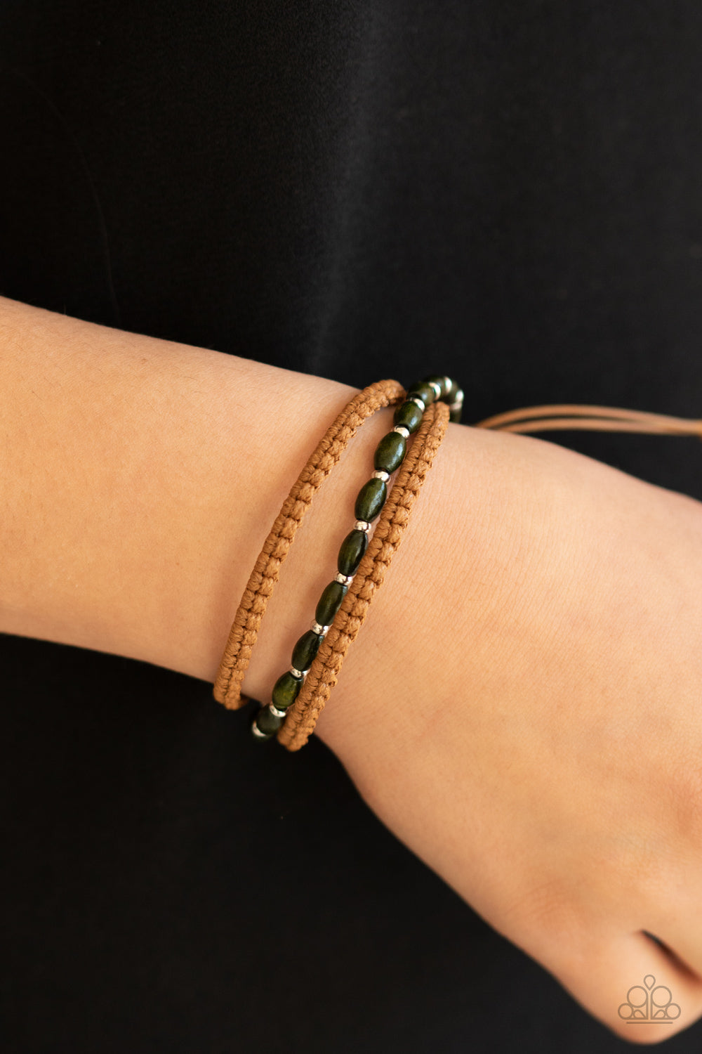 Paparazzi - Refreshingly Rural - Green Urban Bracelet