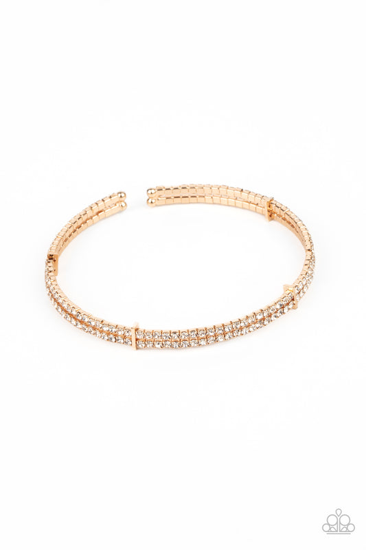 Paparazzi- Standout Opulence - Gold Bracelet