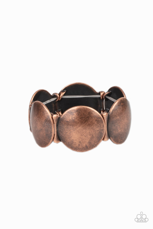 Paparazzi - Going, Going, GONG! - Copper Bracelet