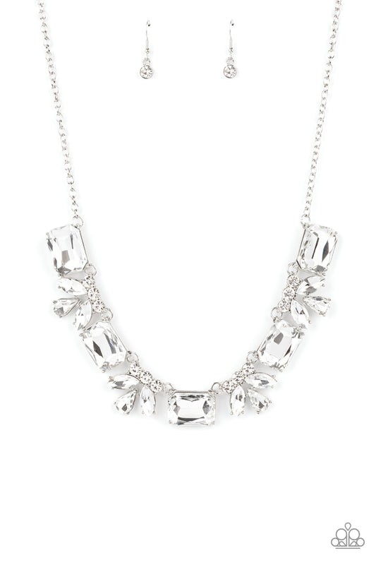 Paparazzi - Long Live Sparkle - White Necklace