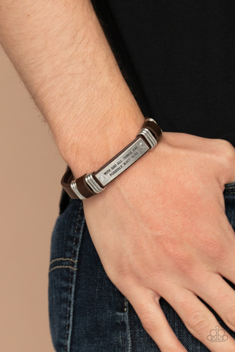 Paparazzi - Make It Possible - Brown Urban Bracelet