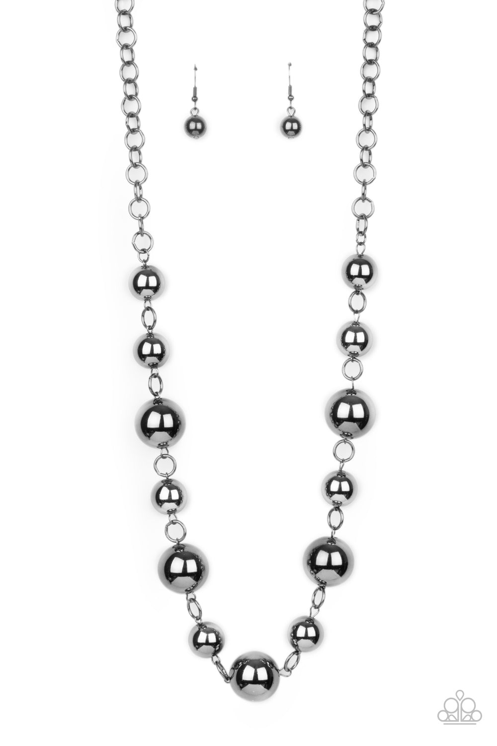 Paparazzi - Commanding Composure - Black Necklace