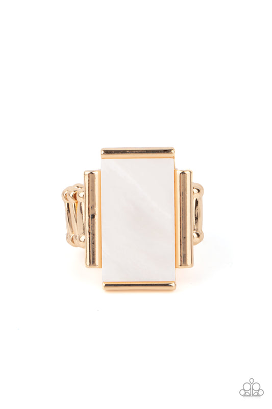 Paparazzi - Mystical Marinas - Gold Ring