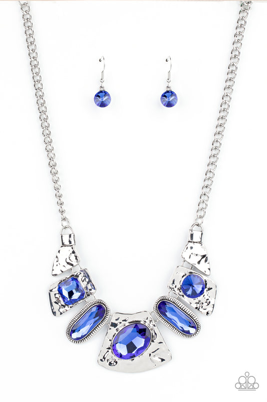 Paparazzi - Futuristic Fashionista - Blue Necklace