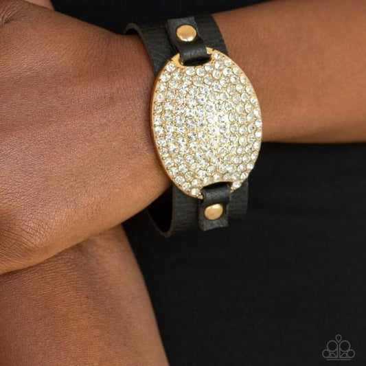 Paparazzi- Better Recognize Gold Urban Bracelet