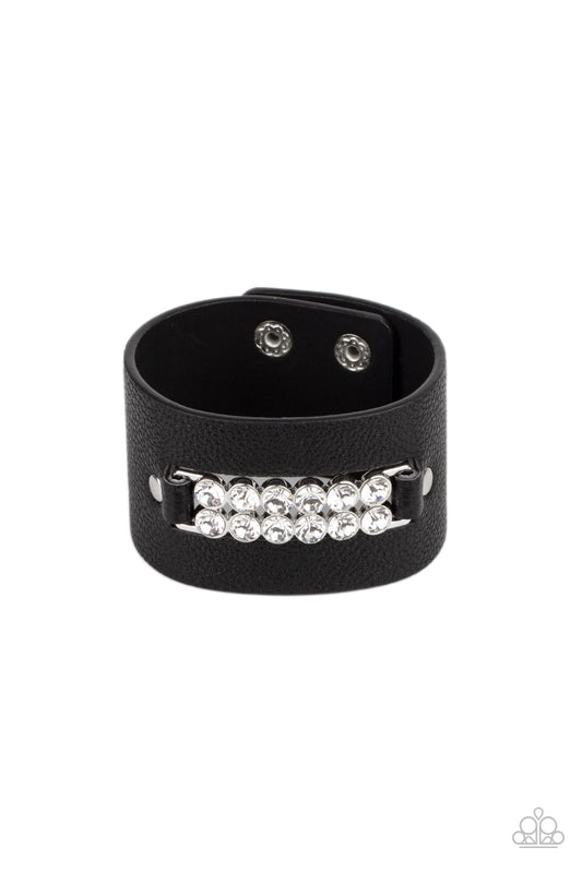 Paparazzi - Runway Rebellion - Black Bracelet