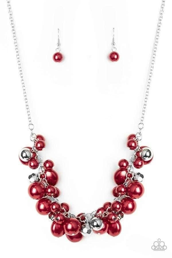 Paparazzi- Battle of the Bombshells Red Necklace