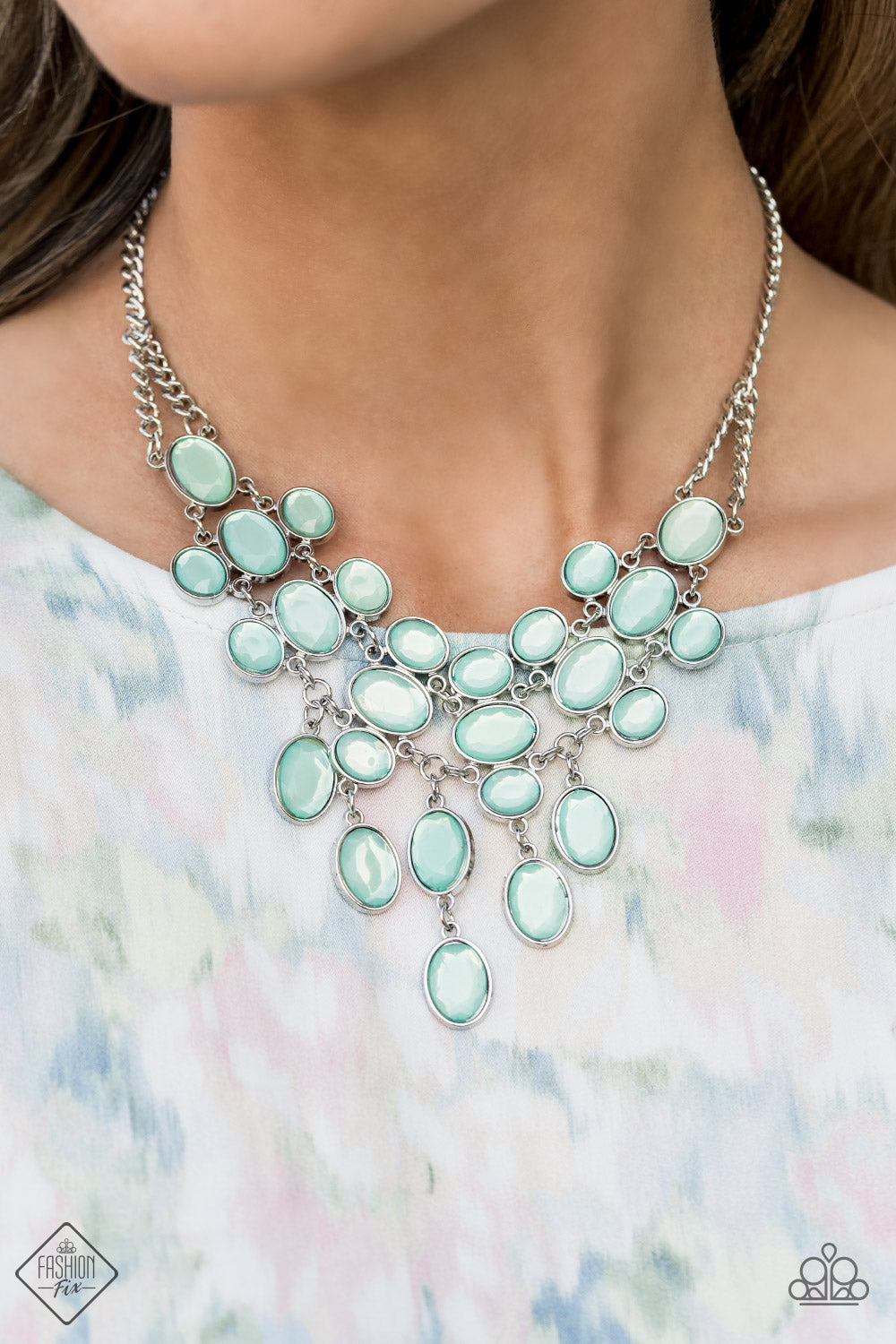 Paparazzi - Serene Gleam - Blue Necklace