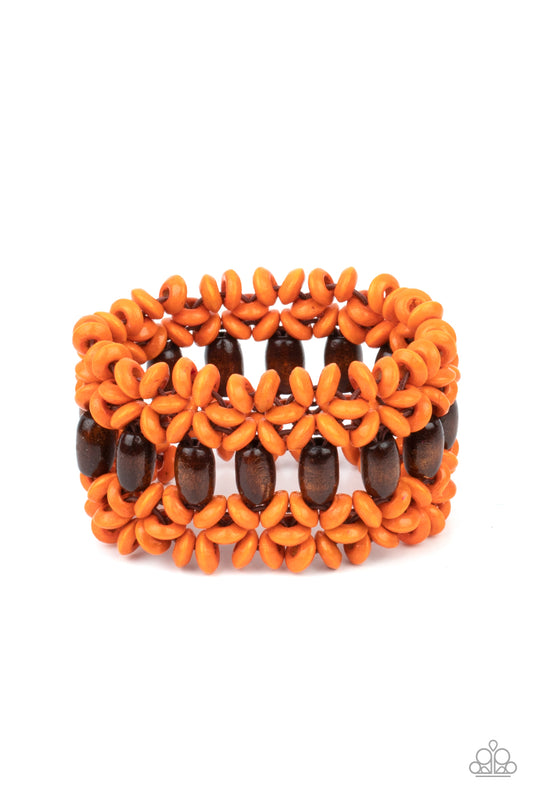 Paparazzi - Bali Beach Retreat - Orange Bracelet