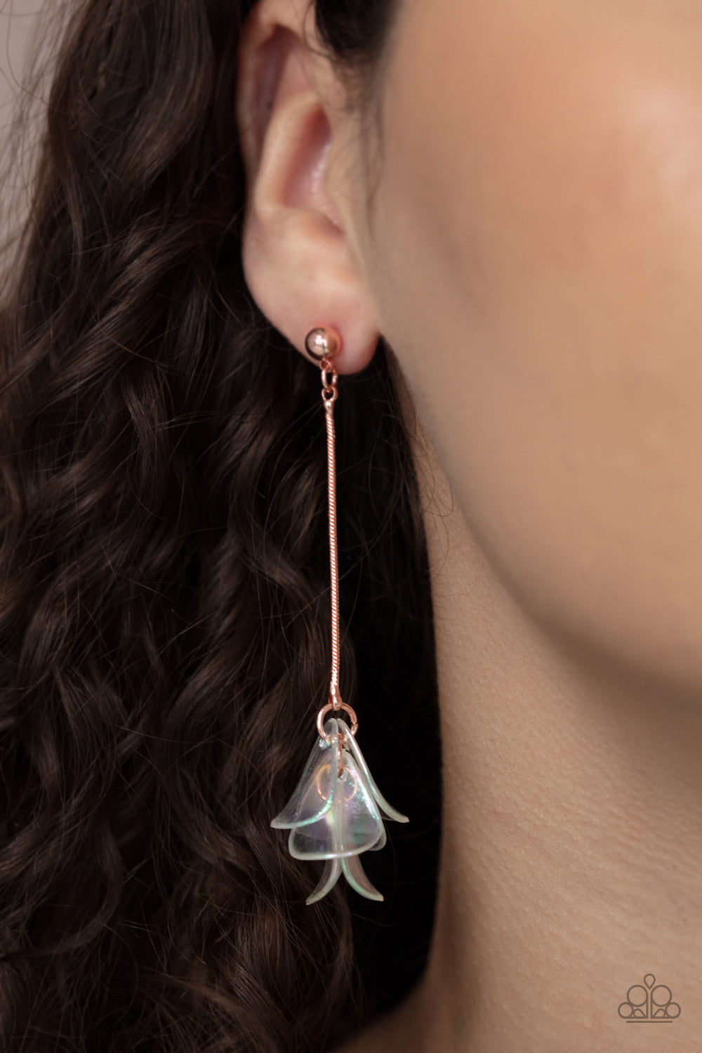 Paparazzi- Keep Them In Suspense - Copper Earrings