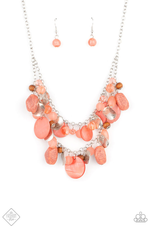 Paparazzi- Spring Goddess - Orange Necklace