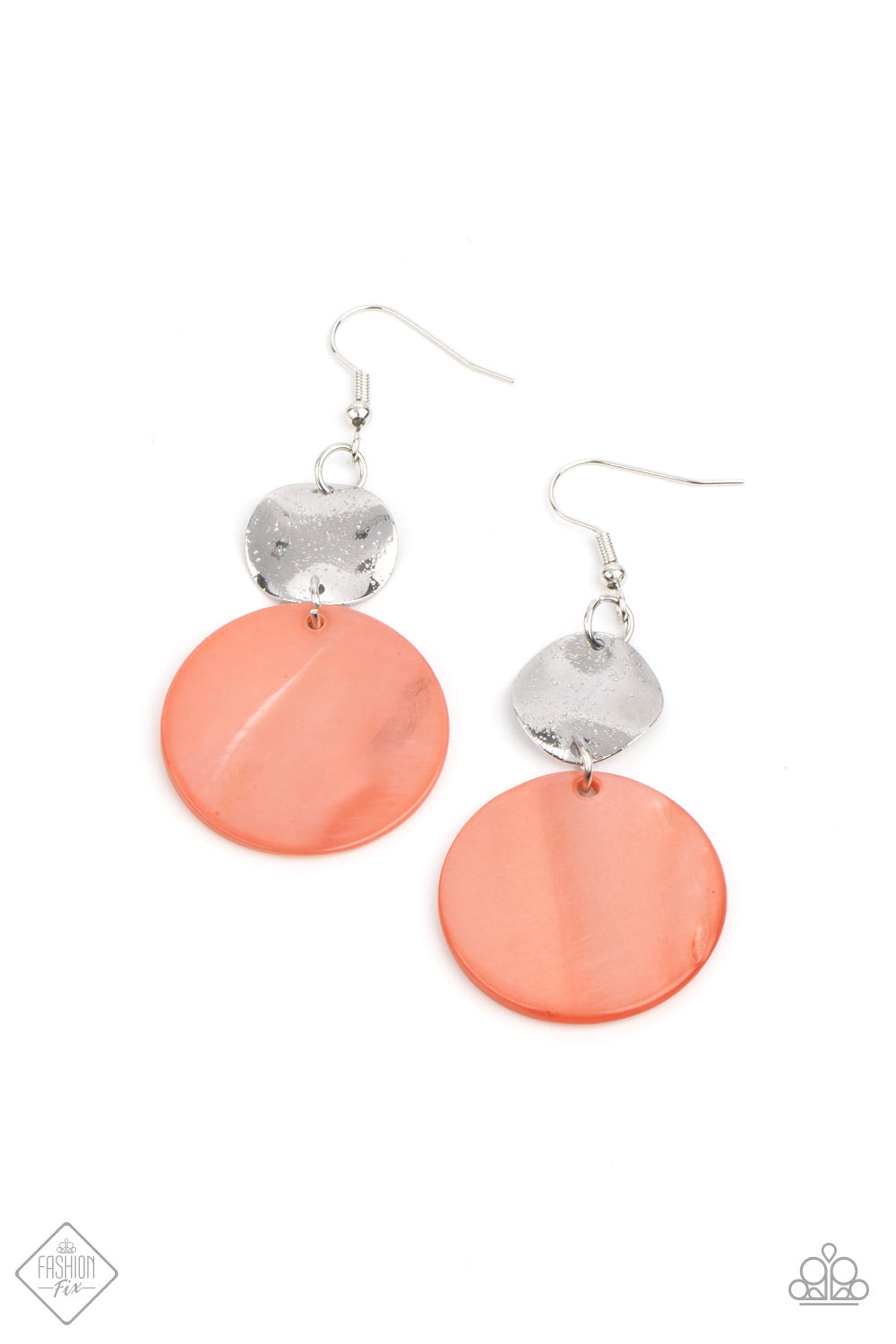 Paparazzi- Opulently Oasis - Orange Earrings