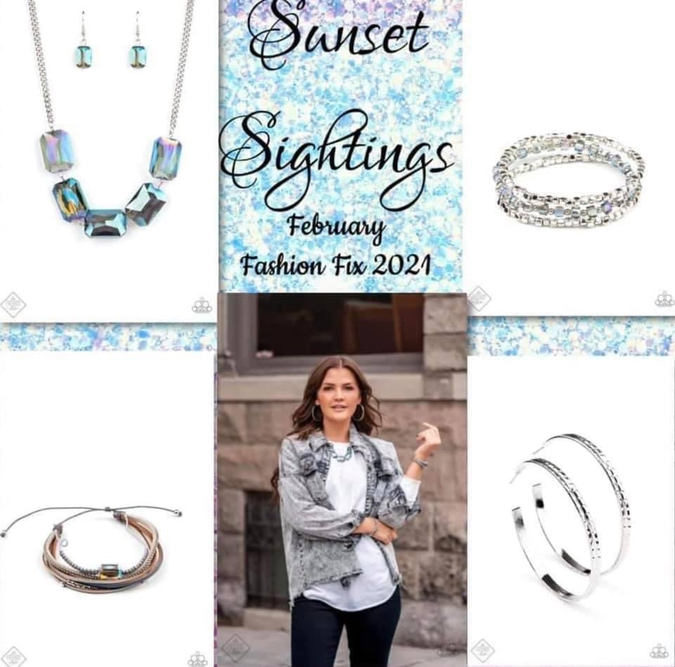 Paparazzi - Sunset Sightings - Complete Trend Blend Fashion Fix Set - February 2021