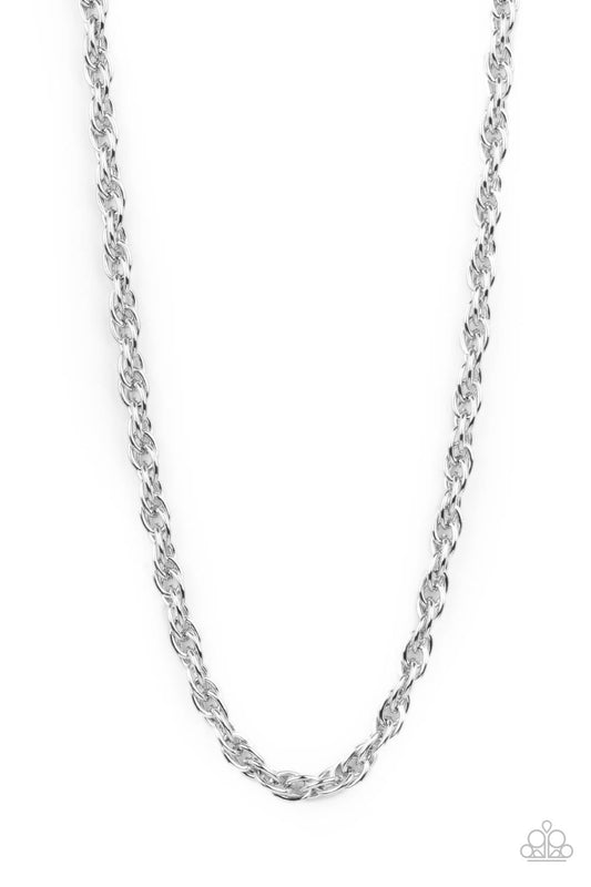 Paparazzi - Extra Entrepreneur and Executive Exclusive Silver Necklace and Bracelet