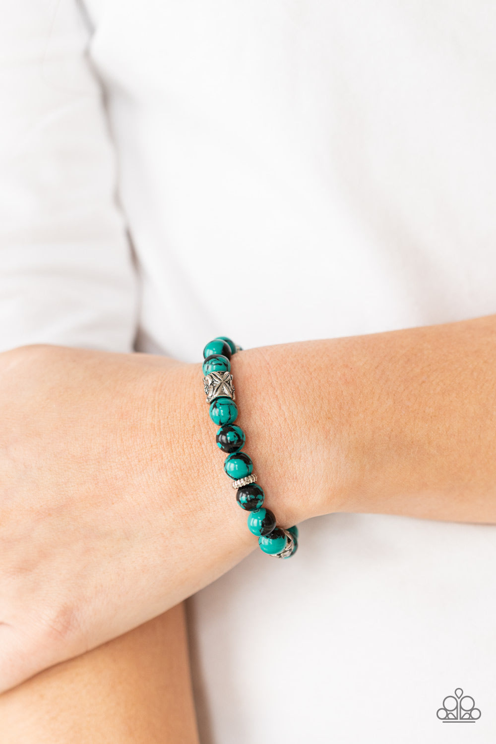 Paparazzi -Garden Zen - Green Bracelet