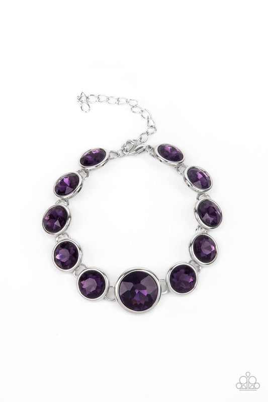 Paparazzi - Lustrous Luminosity - Purple Bracelet