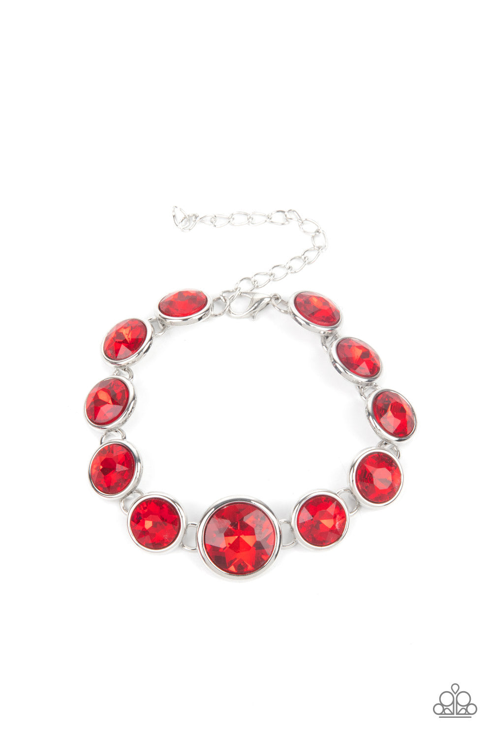 Paparazzi - Lustrous Luminosity - Red Bracelet