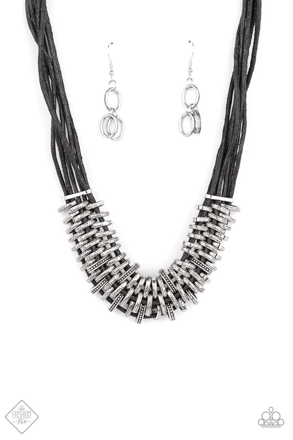 Paparazzi- Lock, Stock, and SPARKLE - Black Necklace