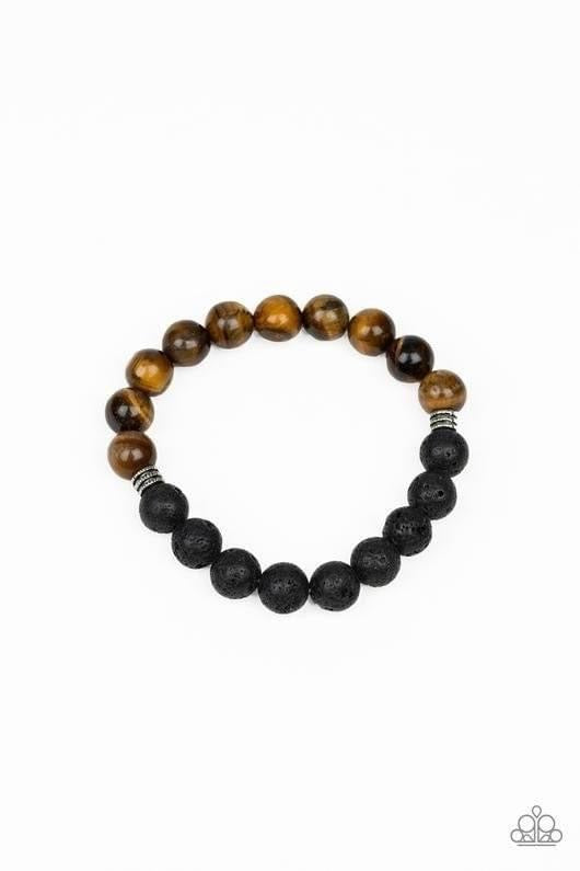 Paparazzi - Destiny Brown Urban Bracelet