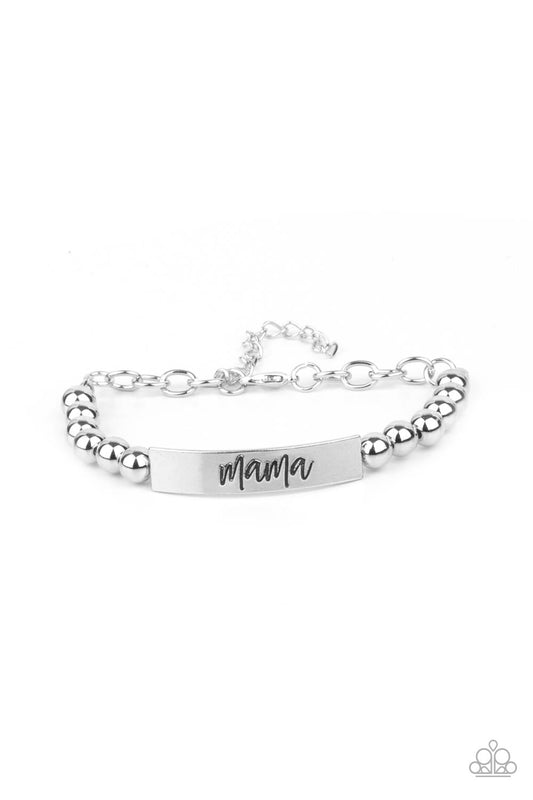 Paparazzi - Mom Squad - Silver Bracelet