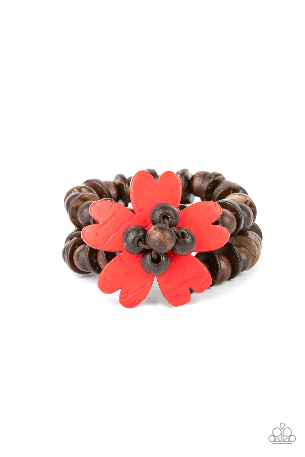 Paparazzi - Tropical Flavor - Red Bracelet