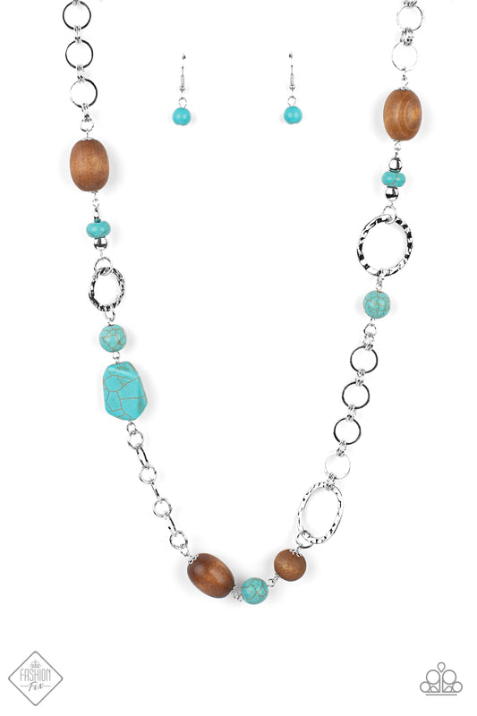 Paparazzi - Prairie Reserve - Blue Necklace