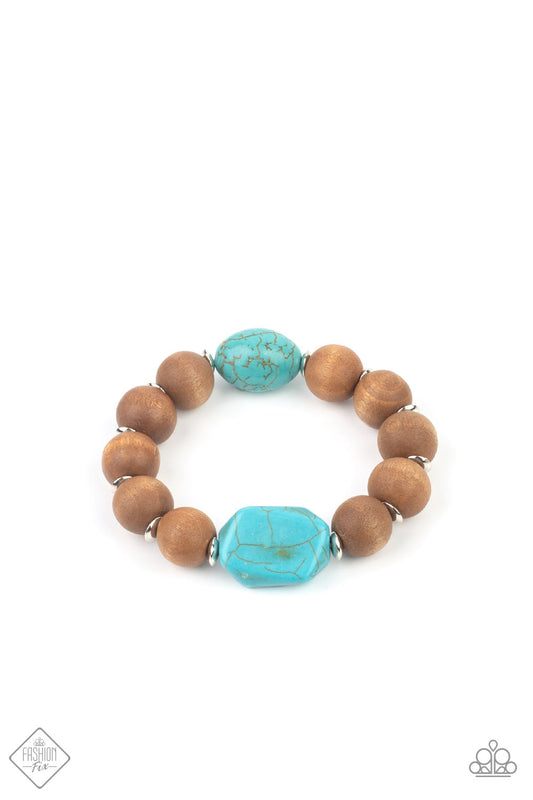 Paparazzi - Abundantly Artisan - Blue Bracelet