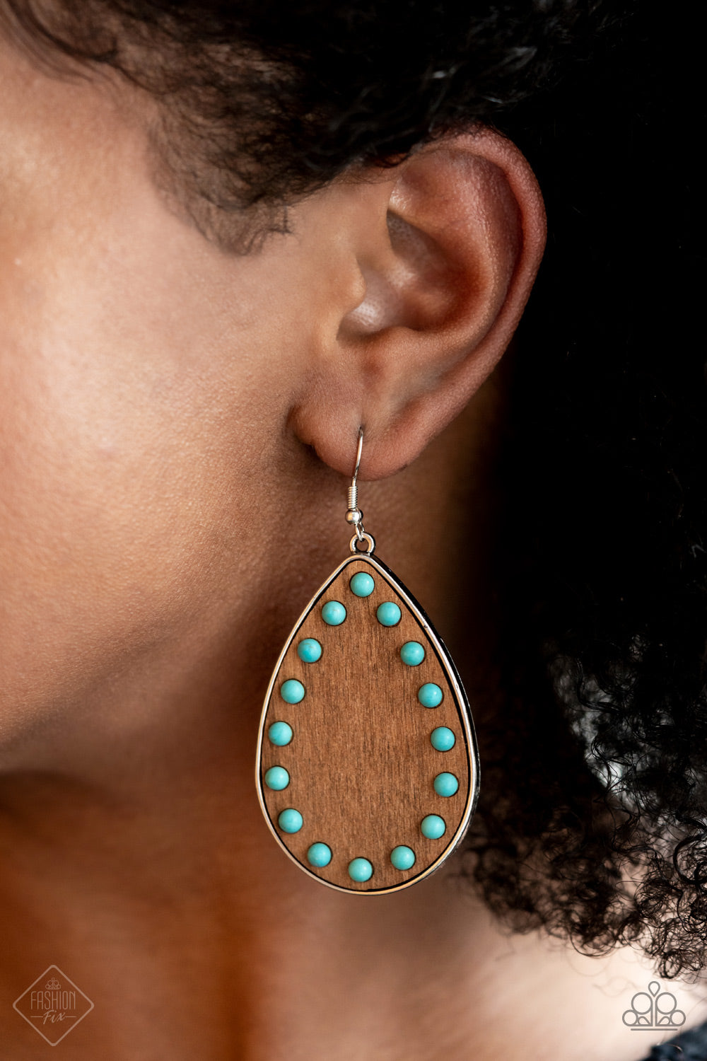 Paparazzi - Rustic Refuge - Blue Earrings