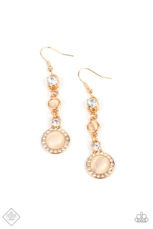 Paparazzi - Epic Elegance - Gold Earrings