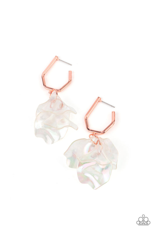 Paparazzi- Jaw-Droppingly Jelly - Copper Earrings