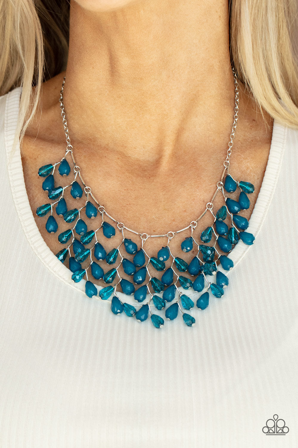 Paparazzi - Garden Fairytale - Blue Necklace