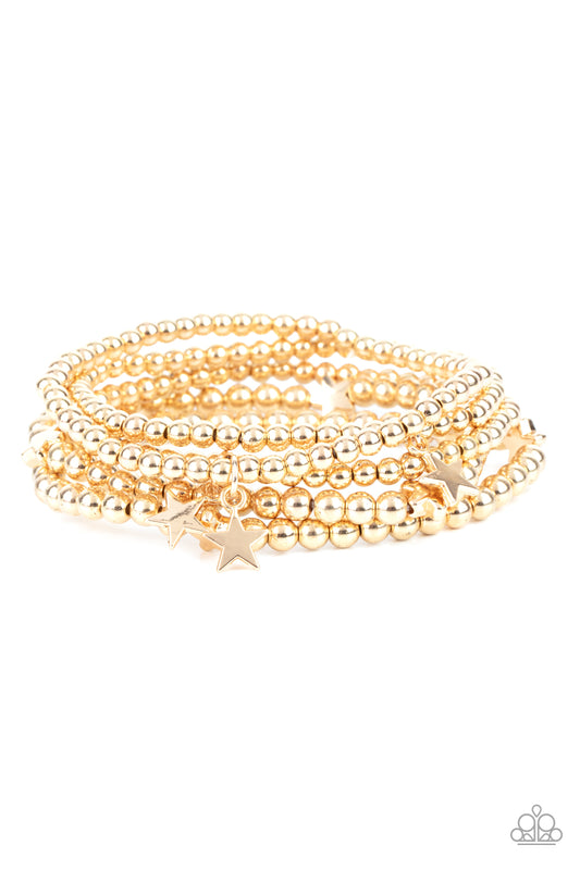 Paparazzi -  American All-Star - Gold Bracelet