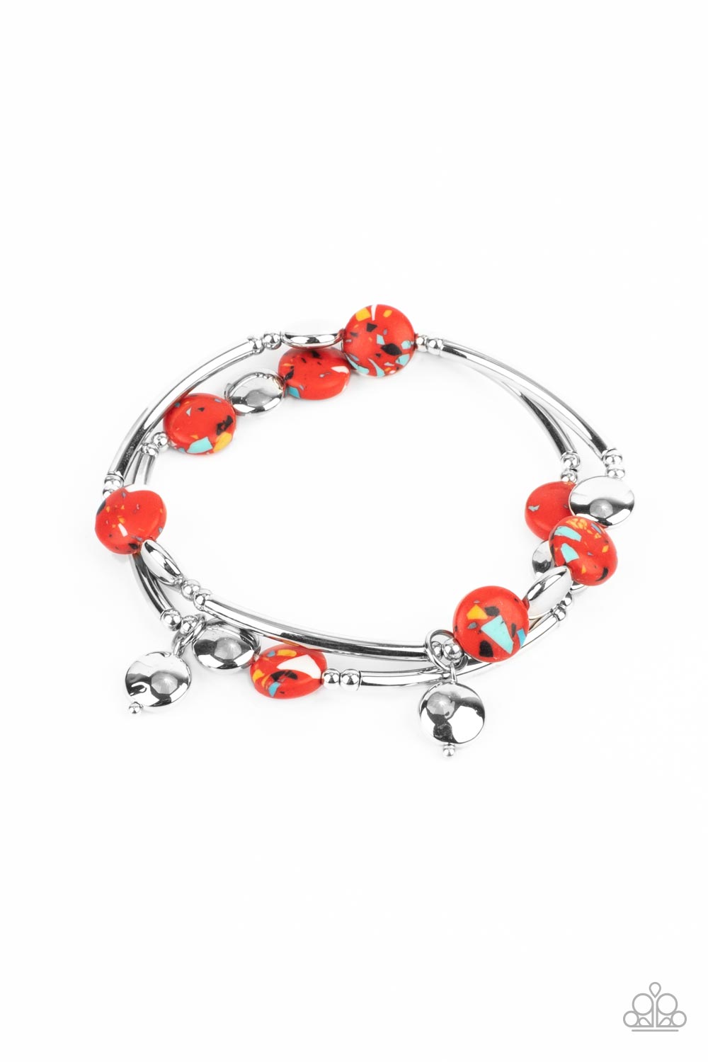 Paparazzi - Terrazzo Territory - Red Bracelet