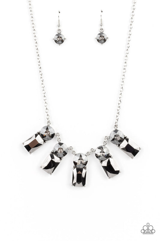 Paparazzi - Celestial Royal - Silver Necklace