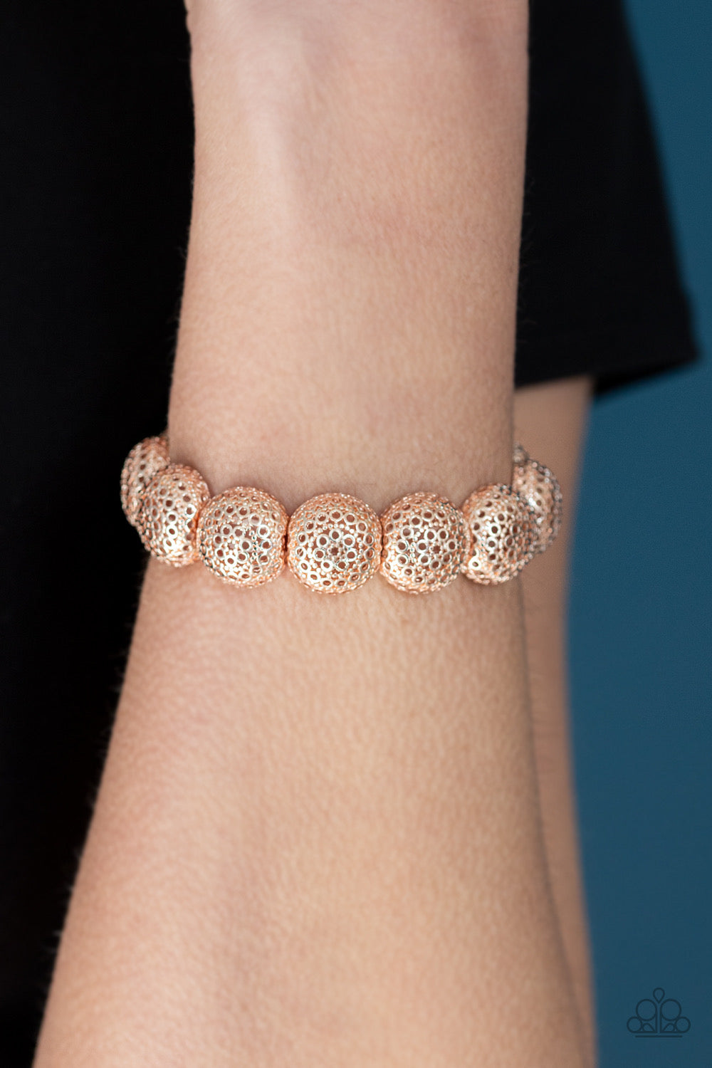 Paparazzi - Obviously Ornate - Rose Gold Bracelet