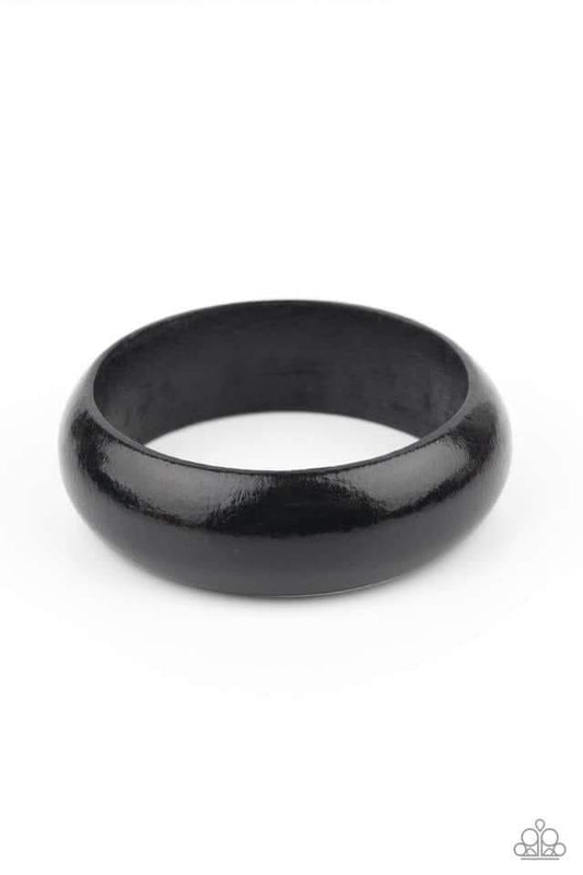 Paparazzi - Whimsically Woodsy - Black Bracelet