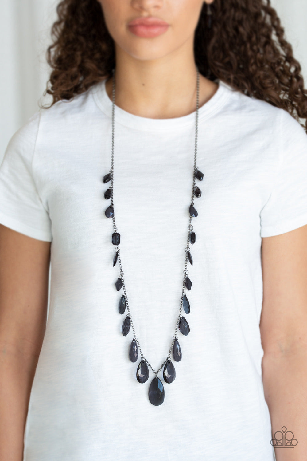 Paparazzi - GLOW And Steady Wins The Race - Black Necklace