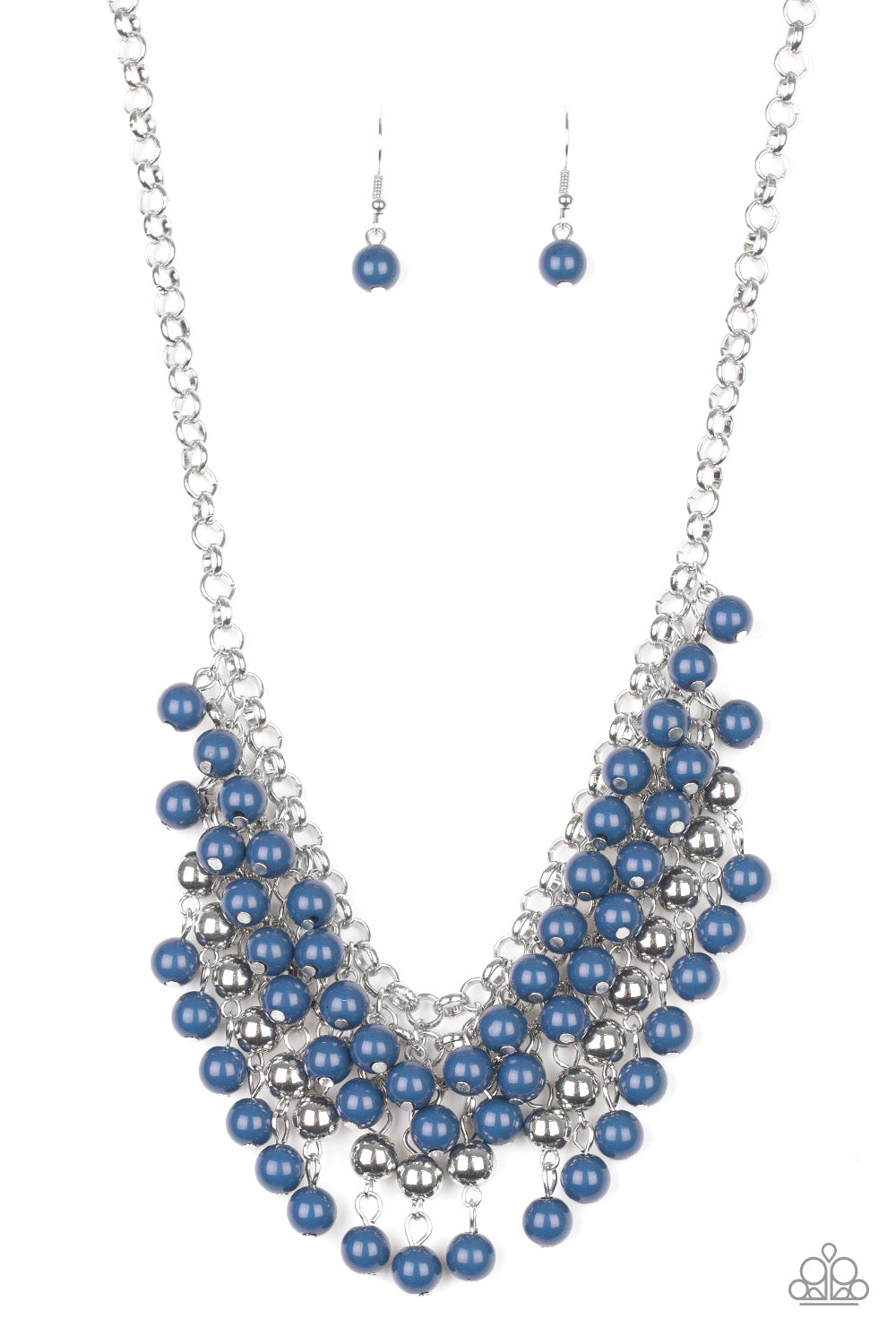 Paparazzi - Jubilant Jingle - Blue Necklace