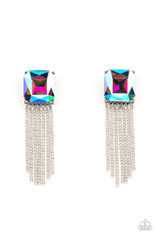 Paparazzi - Supernova Novelty - Multi Earrings