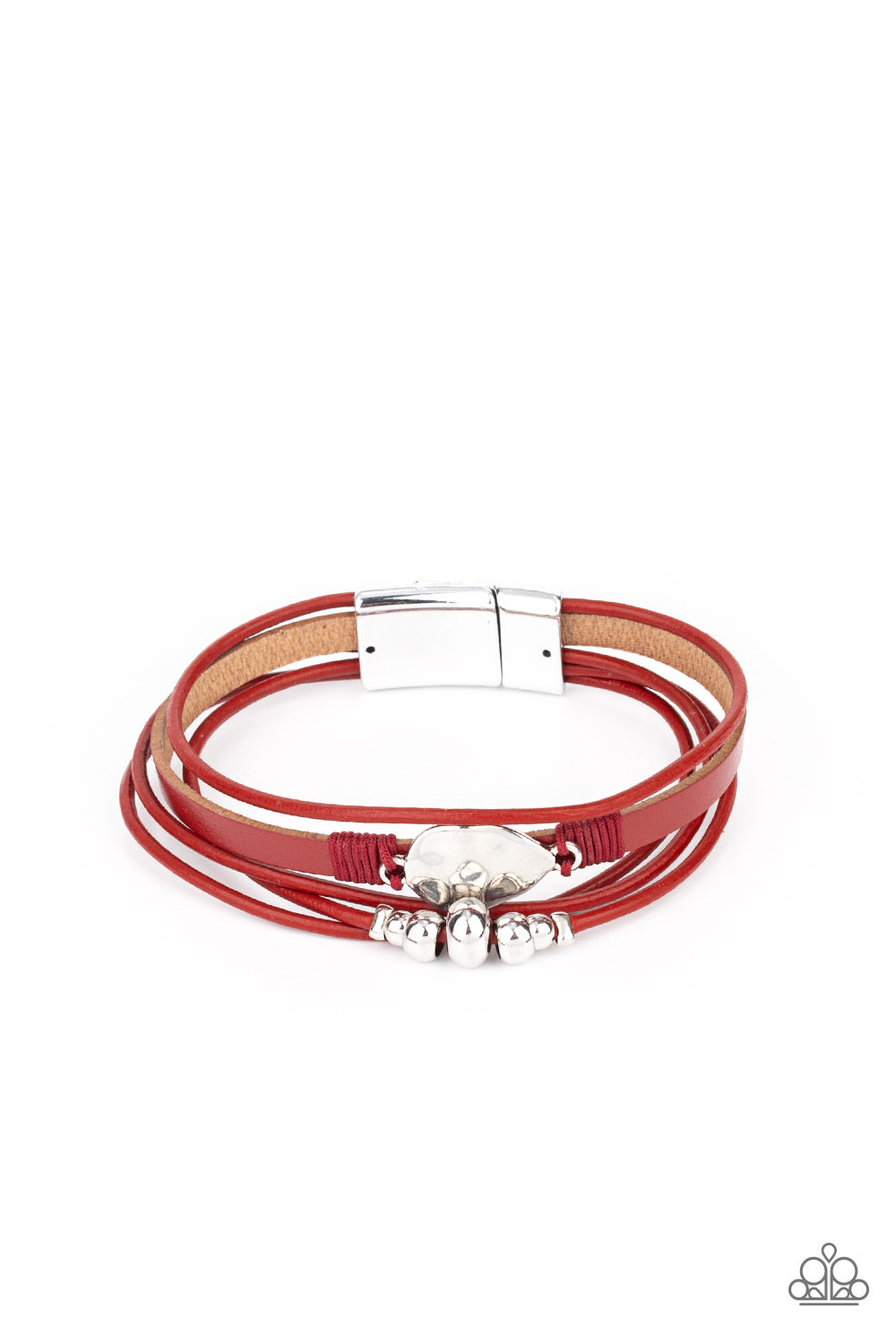 Paparazzi - Tahoe Tourist - Red Bracelet