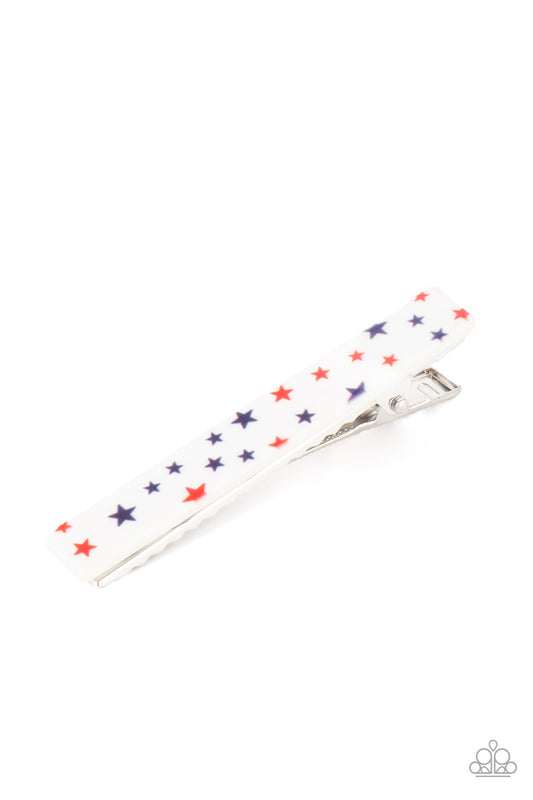 Paparazzi - Prettiest Patriot - Multi Hair Clip